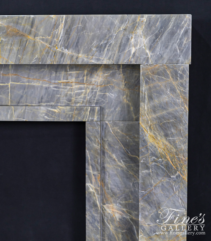 Marble Fireplaces  - Contemporary Surround In Breccia Antique Marble.  - MFP-2298